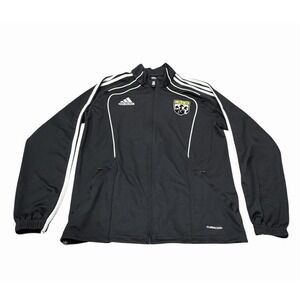 Adidas Columbus Crew Soccer Fútbol Full Zip‎ Track Jacket Vintage Small Black